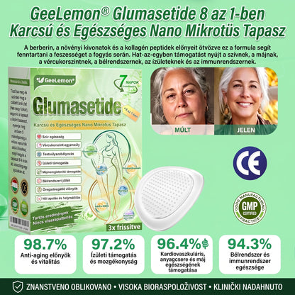 GeeLemon® Moringa + Berberin + NAD+ 15 az 1-ben nanomikrotűs tapasz | A testápolás új generációja fejlett nanoformulával