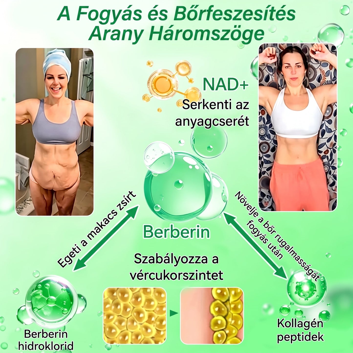 GeeLemon® Moringa + Berberin + NAD+ 15 az 1-ben nanomikrotűs tapasz | A testápolás új generációja fejlett nanoformulával