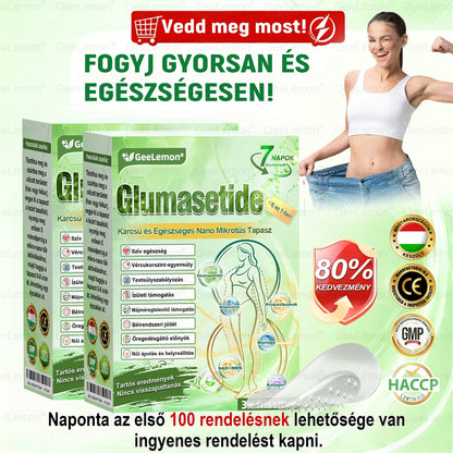 𝐆𝐞𝑒𝐿𝑒𝐦𝐨𝐧® Glumasetide 8 az 1-ben Karcsú és Egészséges Nano Mikrotűs Tapasz 🇭🇺