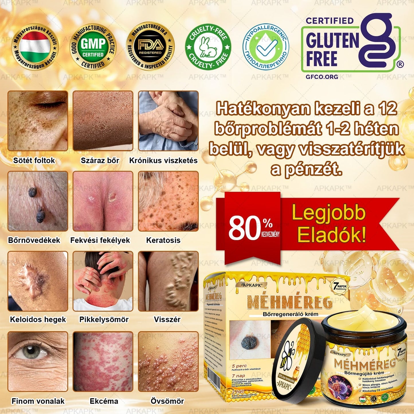 🏅 APKAPK® Méhmérges Bőrmegújító Formula – fedezd fel a természetes bőrápolás erejét egy különleges regeneráló krémmel 🌿