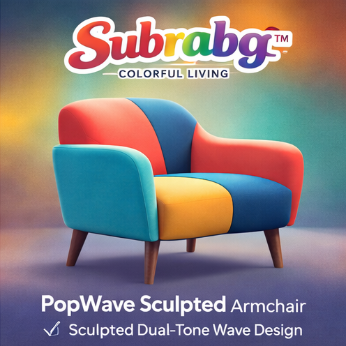 Subrabg™ PopWave Sculpted Armchair