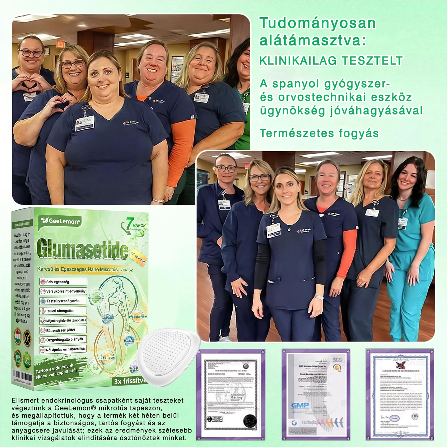 GeeLemon® Moringa + Berberin + NAD+ 15 az 1-ben nanomikrotűs tapasz | A testápolás új generációja fejlett nanoformulával